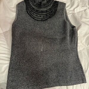 Grace Elements Silver Lurex Sweater